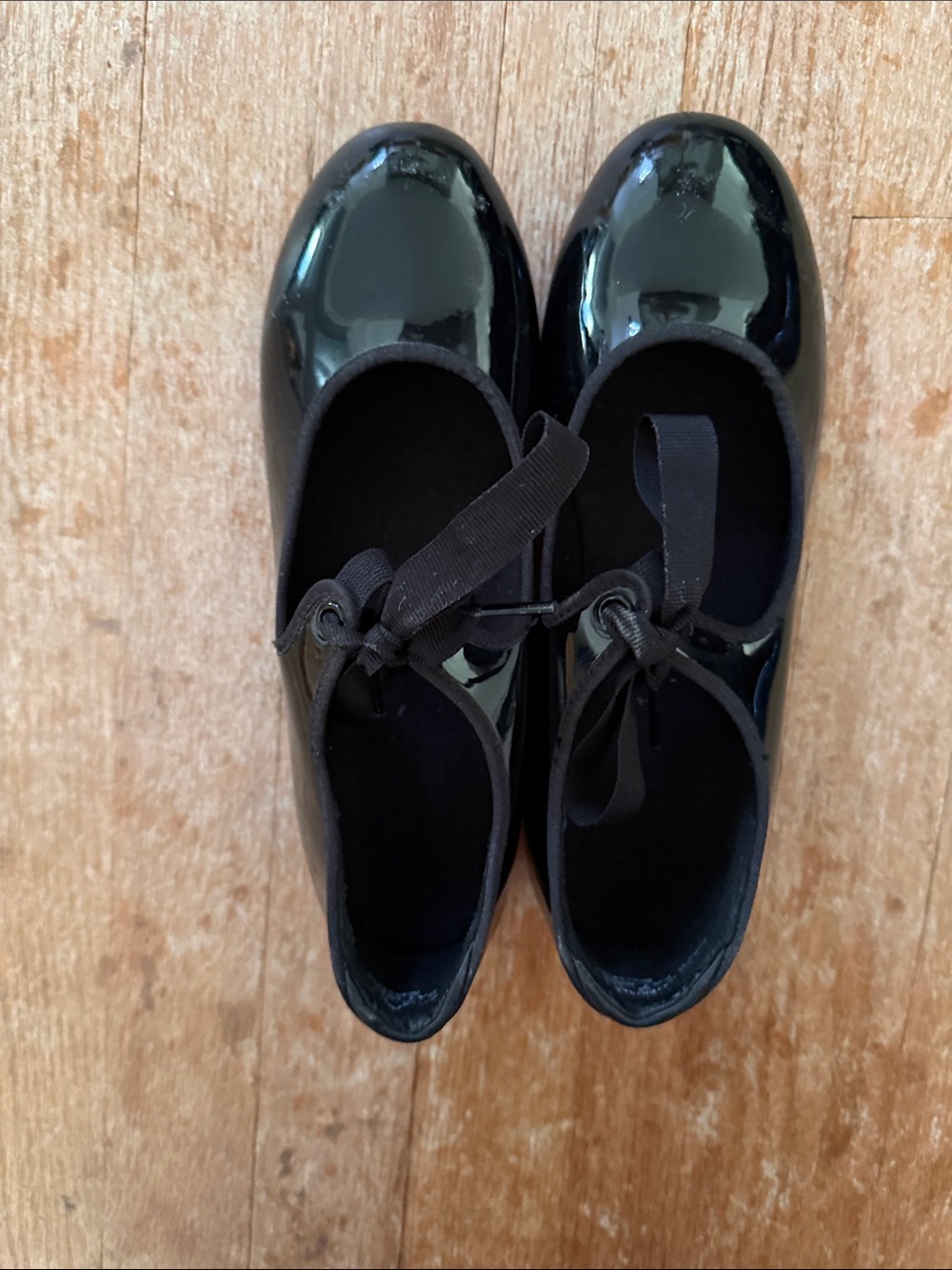 Capezio Black Patent Tap Shoes